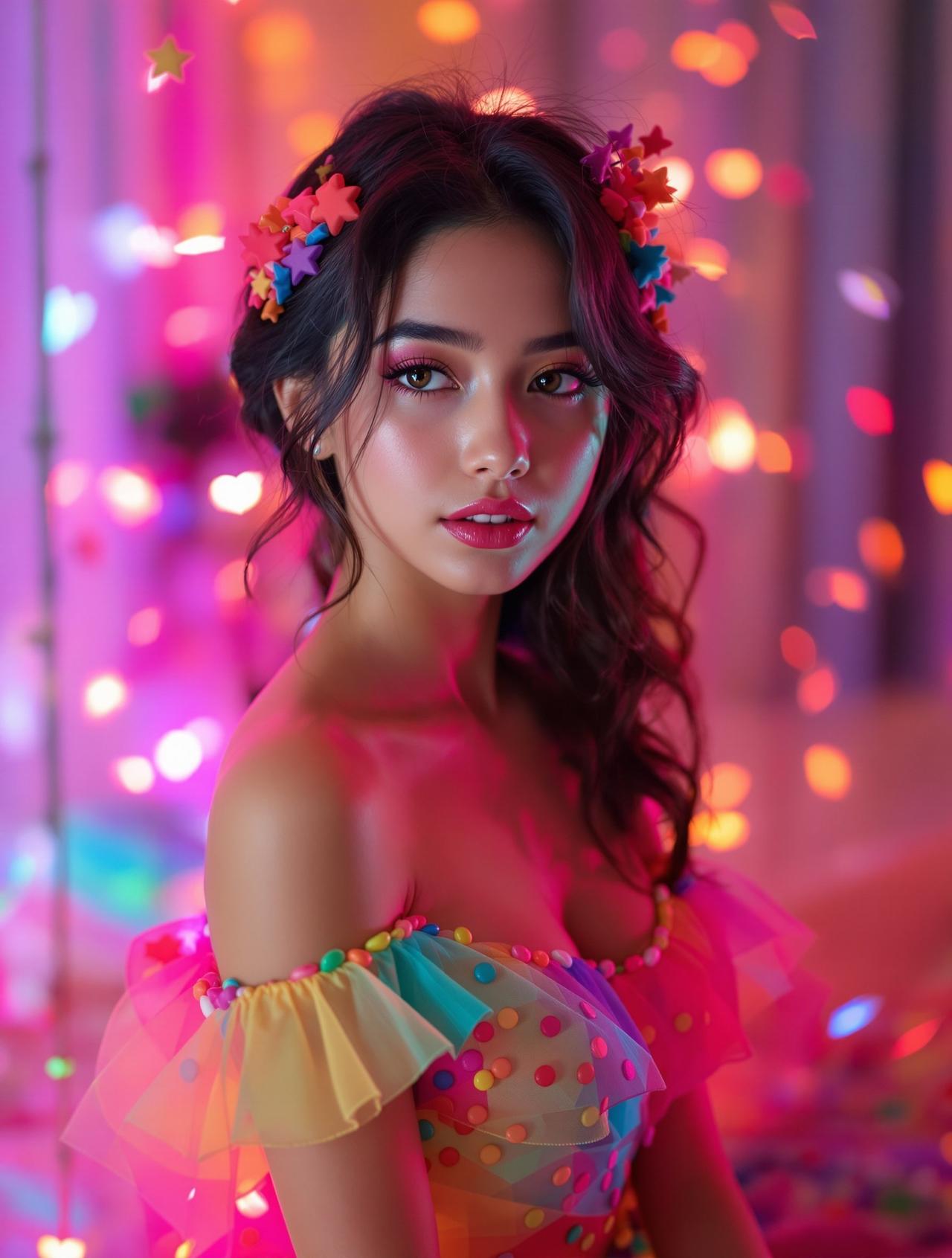微密圈 - Candy糖果画报 - 甜蜜糖果 · 彩虹梦境 - 作品编号cd-002